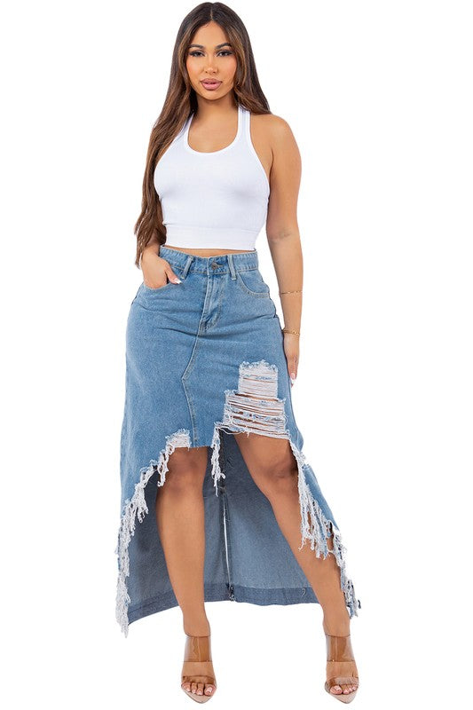 SEXY DENIM SKIRT