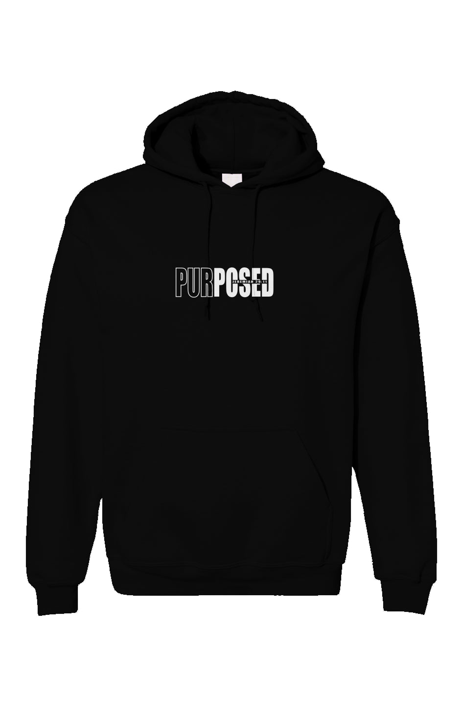 PURPOSED Unisex Gildan Hoodie-Black