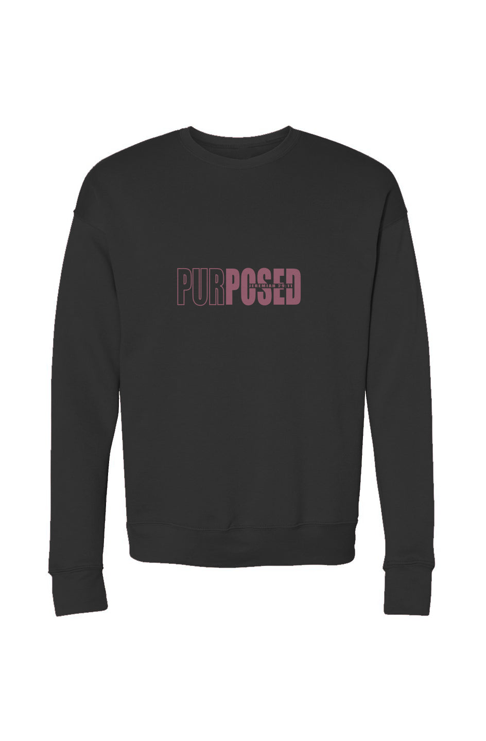 PURPOSED Drop Shoulder Sweatshirt-Pink