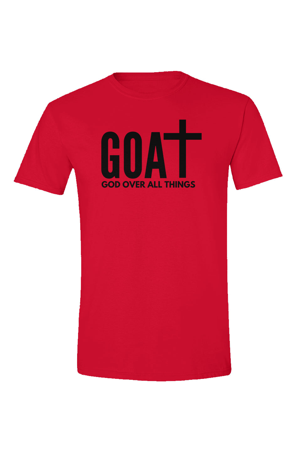 GOAT Red Soft Style T Shirt