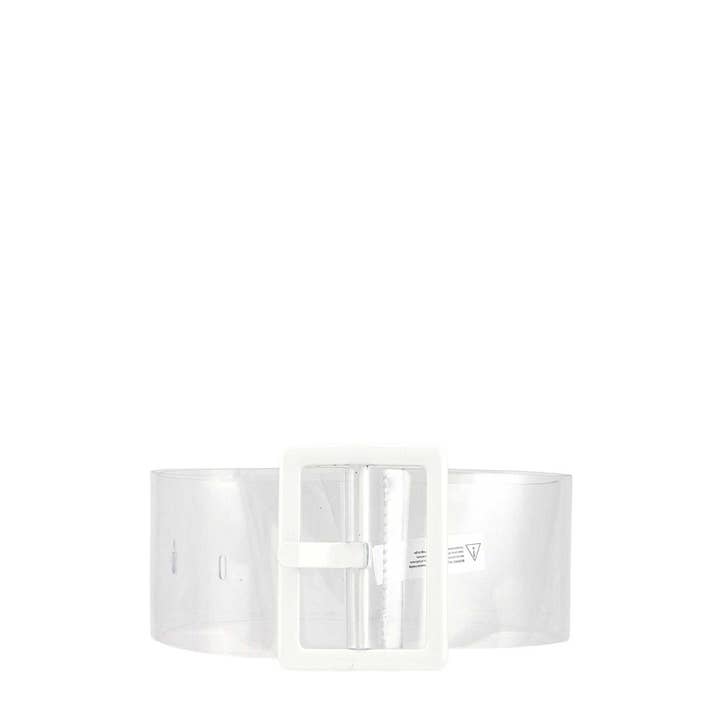 Wide Transparent Clear Belt