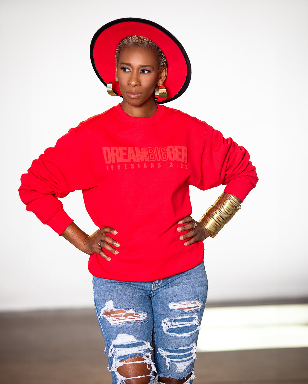 Dream Bigger Sweatshirt - Red