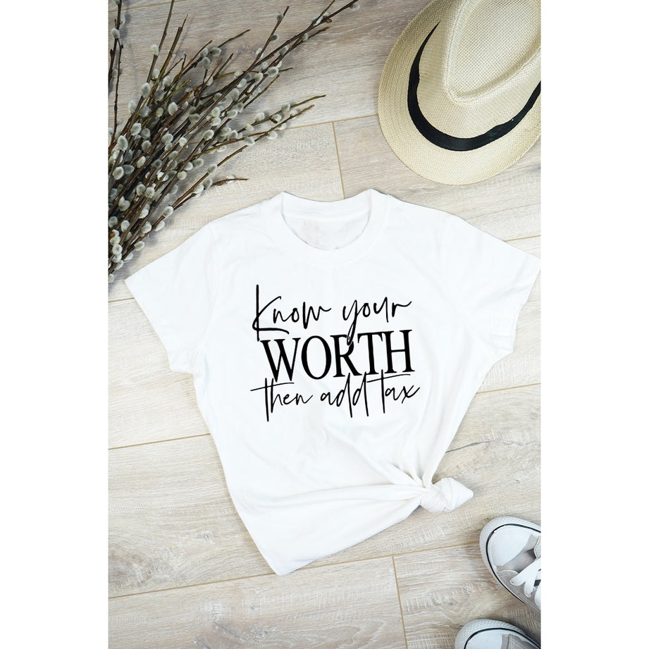 Short Sleeve T-Shirt-Know Your Worth